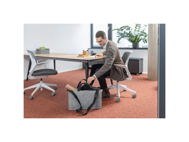 Bureau Tas Hybride werken Classic L lichtgrijs L 500x280x150mm