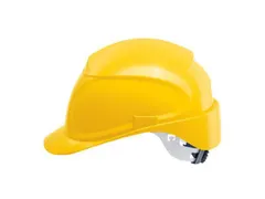 Uvex Airwing B-WR veiligheidshelm, geel, per stuk geventileerd