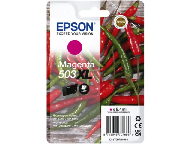Inktcartridge Epson 503XL T09R34 rood