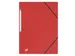 ELBA Memphis elastomap A4 Polypropyleen rood