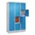 lockerkast,HxBxD 1950x1200x500mm,3x4vakken,vak B 400mm,cil.-slot