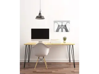 Aluminium wand klemlijst zelfklevend 42.8cm - 2