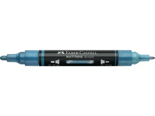 Acrylmarker Faber-Castell Multimark 292 blue metallic - 3