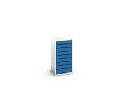 ladekast HxBxD 1000x525x550mm 9laden romp RAL7035 front RAL5010