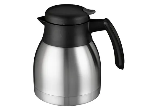 Thermoskan Bravilor dubbelwandig 1 liter RVS zwart
