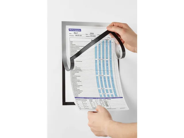 Durable 4989 Duraframe magnetic Note A4 Zilver