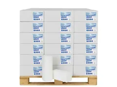 Handdoek I-vouw 2-laags 203x320mm 25x120 stuks wit Pallet