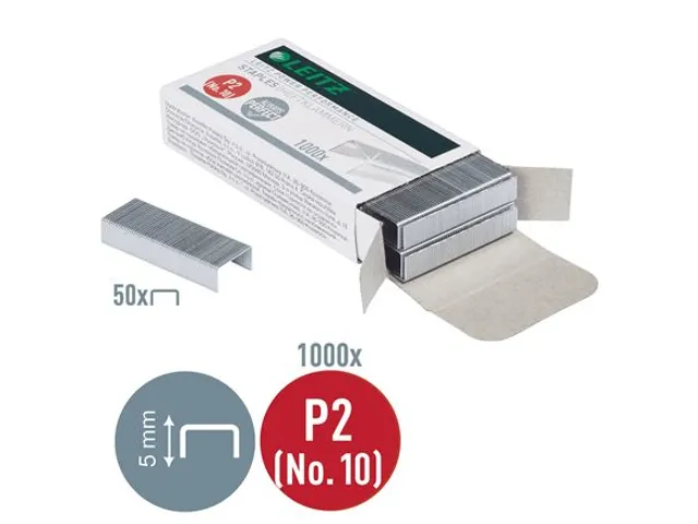 Nieten Leitz 5577 P2 nr.10 verzinkt 1000 stuks