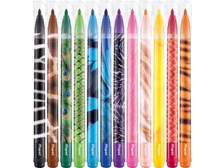 Viltstift Maped Color'Peps Animals set à 12 kleuren - 3