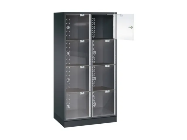 grootvolume-lockersysteem,HxBxD 1750x820x500mm,2x4vakken,cil.-slot