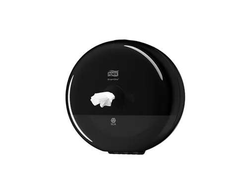 Tork 680008 T8 SmartOne Toiletpapier Dispenser Elevation Zwart