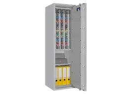sleutelkluis,HxBxD 1400x400x420mm,448haak,legborden,romp RAL7035