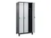 locker voor scheiding van kleding,HxBxD 1950x900x500mm,3vak