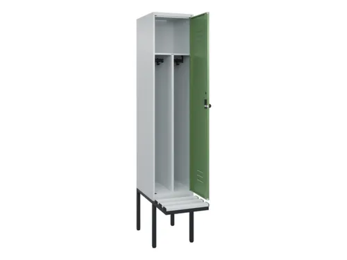 locker voor scheiding van kleding,HxBxD 2120x400x815mm,1vak