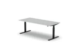 Elektrisch ihv bureau,HxBxD 650-1310x2000x900mm,blad wit