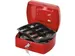 Geldkoffer Rood 205x160x85mm Inclusief 2 Sleutels