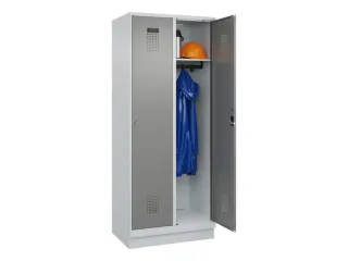 locker,HxBxD 1950x800x500mm,2vak,vak B 400mm,cil.-slot,sokkel - 1
