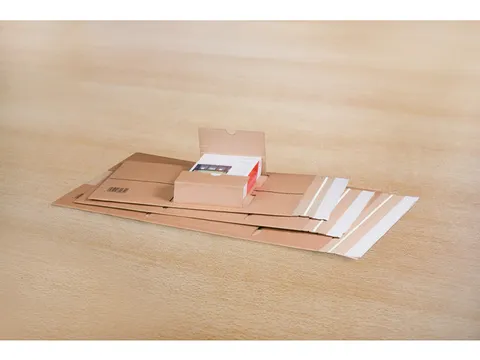 Wikkelverpakking Raadhuis A4+ 335x275x80mm bruin