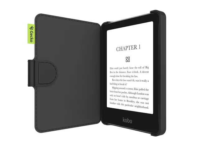 Housse de protection Gecko Kobo Clara & Tolino noir
