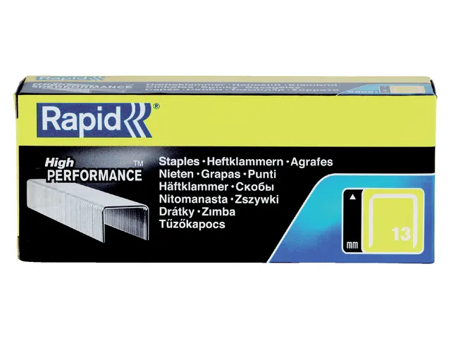 Nieten Rapid 13/4 gegalvaniseerd standaard 5000 stuks