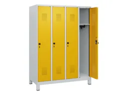 schoollocker,HxBxD 1630x1200x500mm,4vak,vak B 300mm,draaigrendel