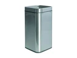 Afvalbak MAULprime 25 Liter Zilver RVS