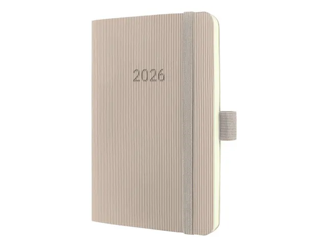 Weekagenda Conceptum A6 2026 (NL/FR/EN/DU) taupe Softcover