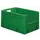 Euronorm Stapelkrat Groen 320x600x400mm 60l Gesloten Grijpopening