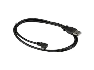 1m Micro-USB oplaad en sync kabel M/M haaks naar links - 4