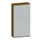 Kantoorkast 1920x1000x430mm Decor Romp Noten Decor Front Lichtgrijs