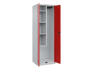 schoonmaakkast,HxBxD 1850x600x500mm,links 4vakken - 2