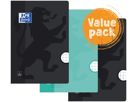 Schrift Oxford School A4 ruit 10mm 36vel assorti