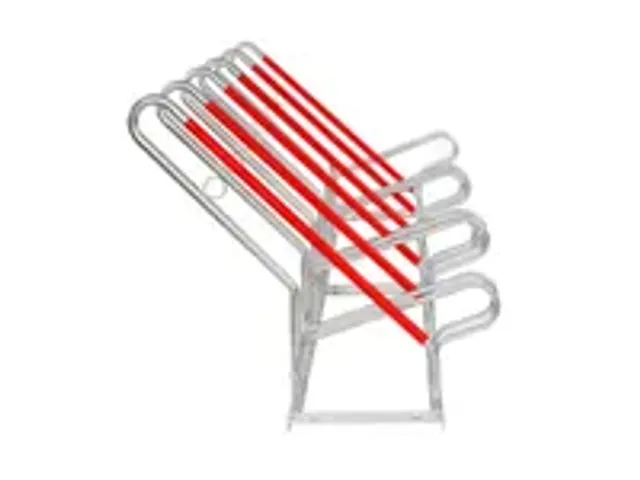 OUTLET Support vélo 930x2100x820mm 6 emplacements de réglage