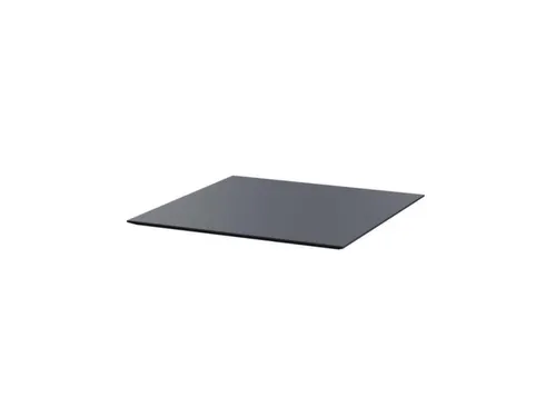 tafelblad,BxD 700x700mm,v. Terrastafel,blad zwart,vierkant