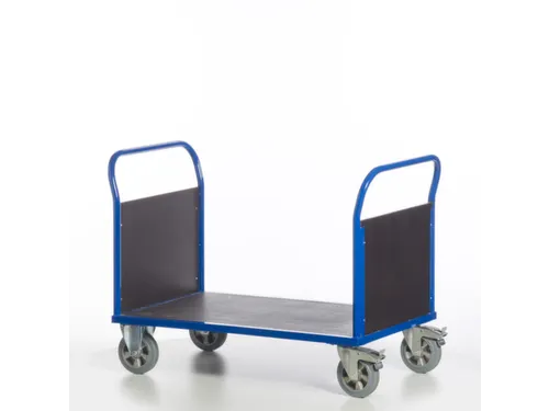 Platformwagen 1000kg Laadvlak 1200x800mm 2 Kopwanden Ral 5010