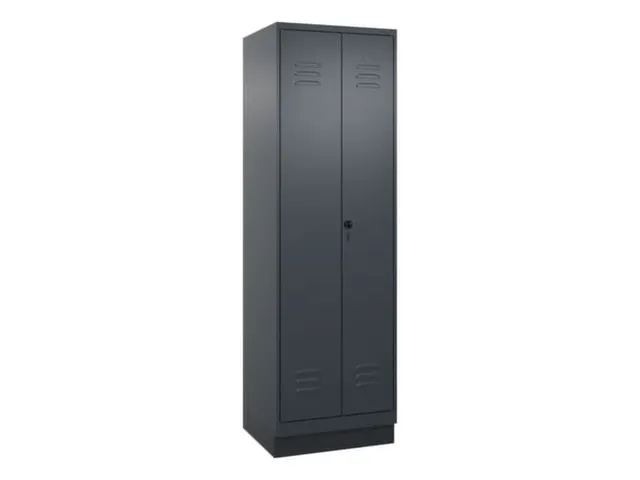 PBM-locker,HxBxD 1950x600x500mm,2vak,vak B 300mm,draaigrendel