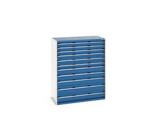 ladekast HxBxD 1600x1300x750mm 11laden zware lasten RAL7035 RAL5010 - 8