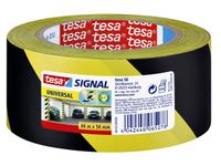 Waarschuwingstape Tesa 58133 geel/zwart 50mmx66m