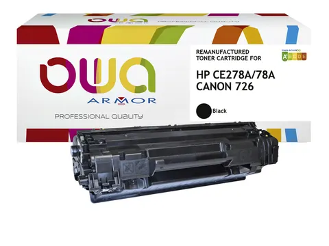 Tonercartridge OWA alternatief tbv HP CE278A zwart