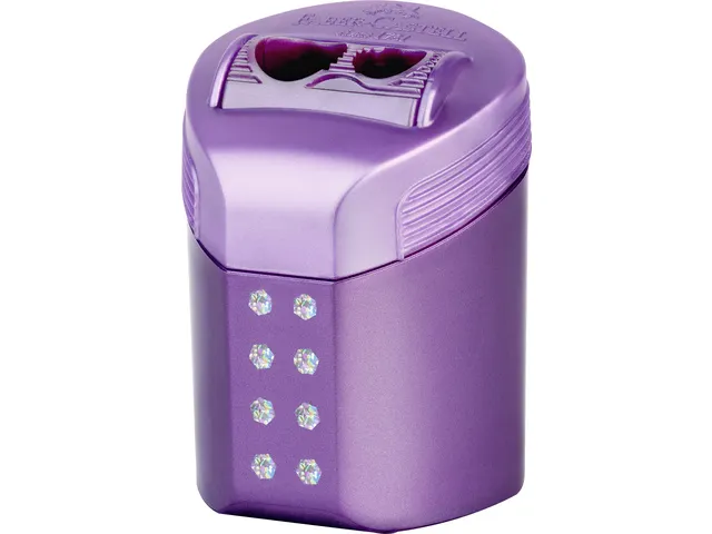Taille-crayon Faber-Castell RollOn sparkle duo Présentoir 6 pièces c