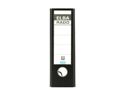 Ordner Elba Rado Plast A5 staand 75mm pvc zwart