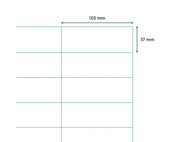 Etiket Rillprint 105x37mm mat transparant 400 etiketten