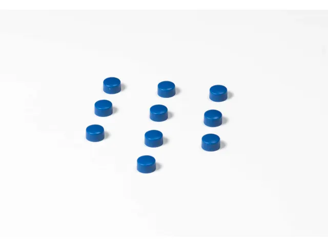 Smit Visual Memomagneten ø 10mm Blauw
