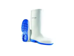Acifort Classic Safety laars wit pvc S4 SRC A181331 blauw zool maat 45