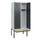 locker met bank,HxBxD 1950x800x815mm,2vak,vak B 400mm,cilinderslot