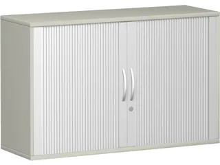 jaloeziedeurkast,HxBxD 770x1200x430mm,decor romp lichtgrijs - 2