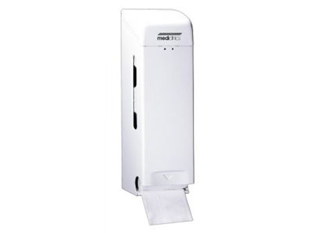OUTLET Toiletpapierdispenser Metaal 3 Rollen Wit | KantineSupplies.be
