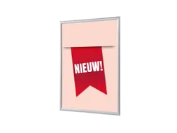 Kliklijst A1 complete set met print "NIEUW" Rood
