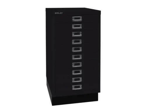 kantoor-ladekast HxBxD 670x349x432mm 10 laden romp + front zwart