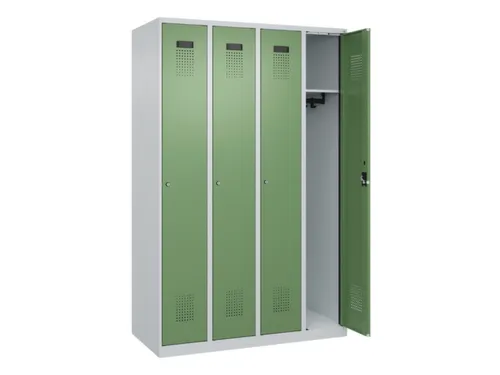 locker,HxBxD 1850x1200x500mm,4vak,vak B 300mm,cil.-slot